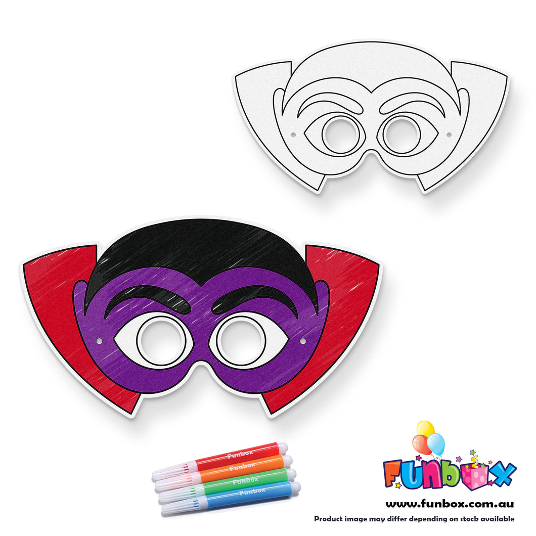 Dracula Colour-In Mask