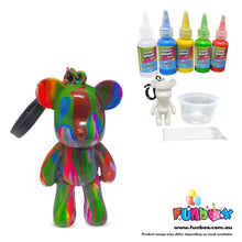 Load image into Gallery viewer, Colour Splash Bear Keyring