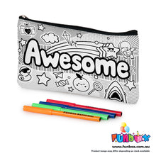 Load image into Gallery viewer, Pre-order! Colour-In Awesome 2.0 Pencil Case