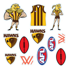 Load image into Gallery viewer, New! AFL Licensed Individual Team Sticker Sheets