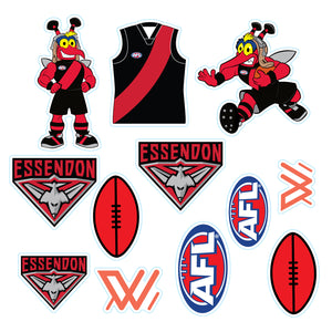 New! AFL Licensed Individual Team Sticker Sheets