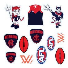 Load image into Gallery viewer, New! AFL Licensed Individual Team Sticker Sheets