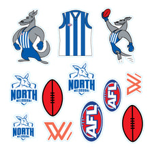 Load image into Gallery viewer, New! AFL Licensed Individual Team Sticker Sheets