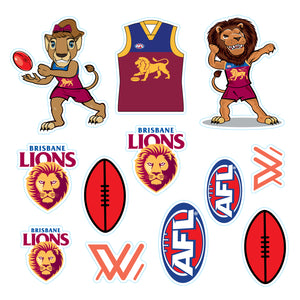 New! AFL Licensed Individual Team Sticker Sheets