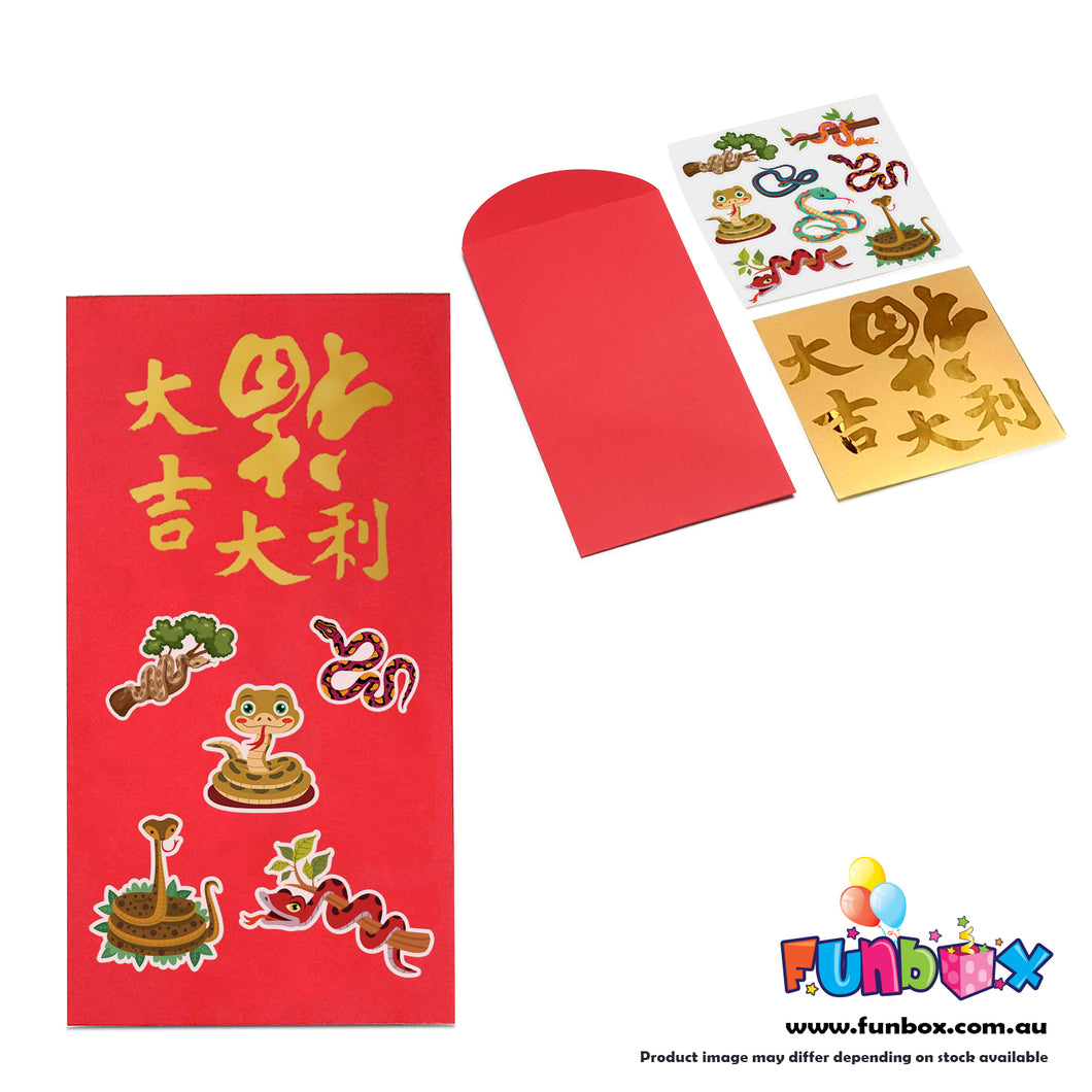 DIY CNY Red Envelope Kit - Year Of The Snake