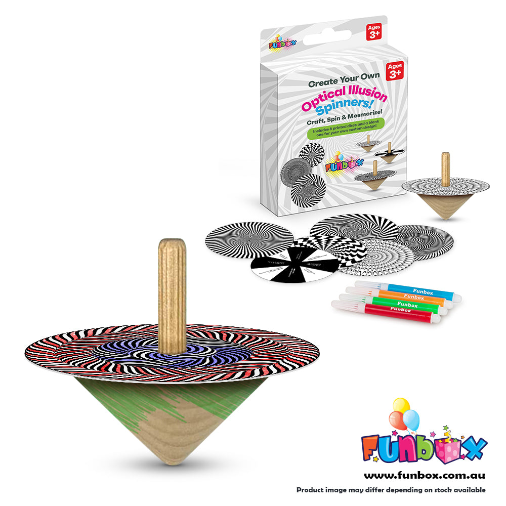 New! Optical Illusion Spinners – funbox.com.au