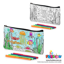 Load image into Gallery viewer, Pre-order! Colour-In Ocean Dreams Pencil Case