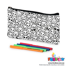 Load image into Gallery viewer, Pre-order! Colour-In Emoji Pencil Case with Markers