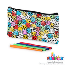 Load image into Gallery viewer, Pre-order! Colour-In Emoji Pencil Case with Markers