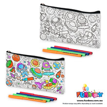 Load image into Gallery viewer, Colour-In Space Pencil Case