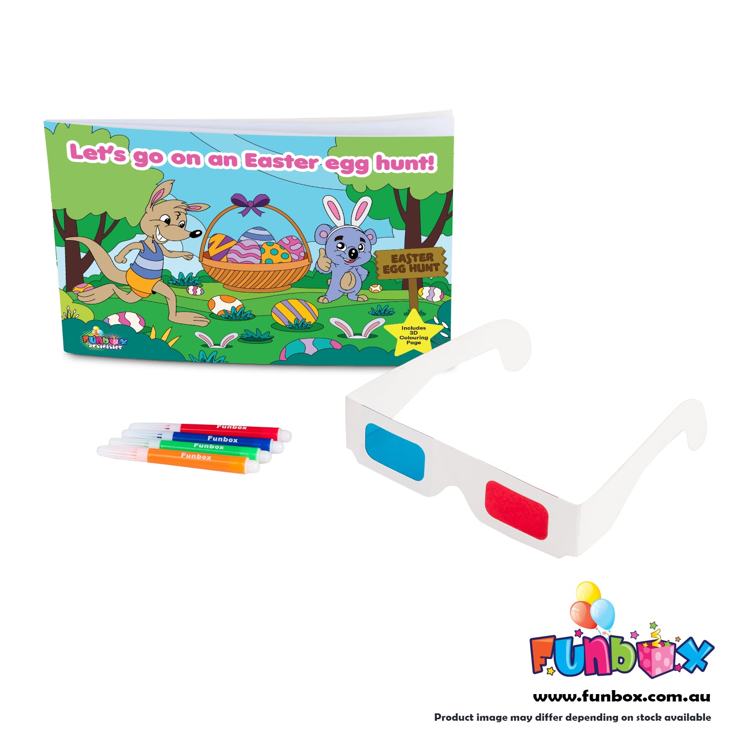 NEW! Easter 3D Activity Book (with markers)