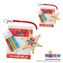 Load image into Gallery viewer, Howdy, Partner! Sheriff Bag Tag DIY Fun Kit!