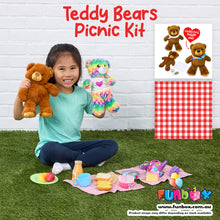 Load image into Gallery viewer, Teddy Bears Picnic Kit (with new design Teddy Stuffem)