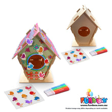 Load image into Gallery viewer, New! DIY Wooden Birdhouse Kit