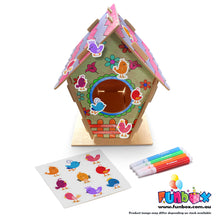 Load image into Gallery viewer, New! DIY Wooden Birdhouse Kit