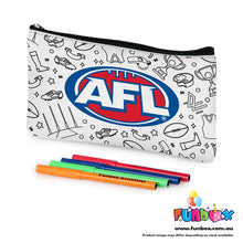 Load image into Gallery viewer, AFL Licensed Colour-In Pencil Case