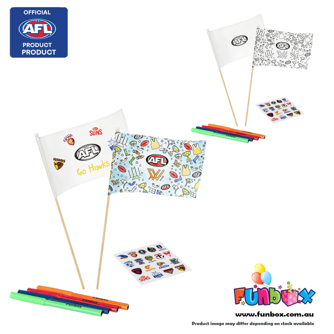 AFL Licensed DIY Flag Kit – funbox.com.au