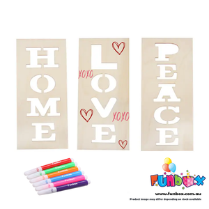 Heartfelt Wooden Signs -  Love, Peace & A Touch of Charm!