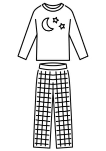 Colour In Pjs - FREE Printable Activity