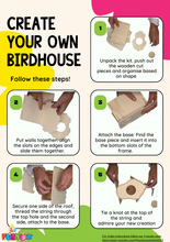 Load image into Gallery viewer, New! DIY Wooden Birdhouse Kit