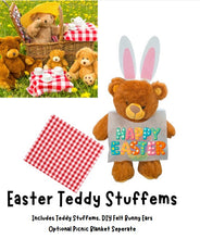 Load image into Gallery viewer, Easter Teddy Bear Stuffems with Bunny Ears