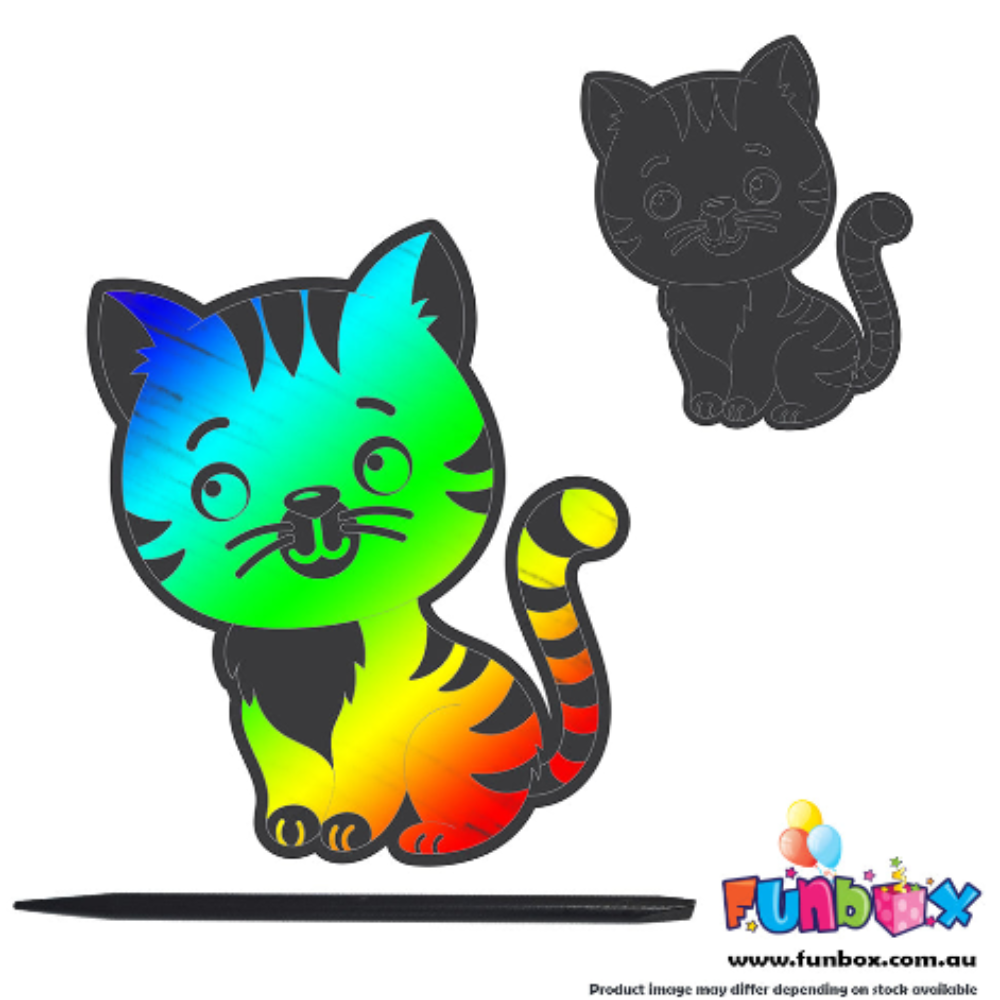 New! Cat Magic Scratch Art