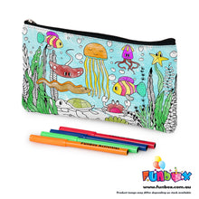 Load image into Gallery viewer, Pre-order! Colour-In Ocean Dreams Pencil Case