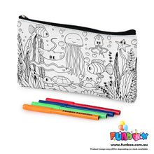 Load image into Gallery viewer, Pre-order! Colour-In Ocean Dreams Pencil Case