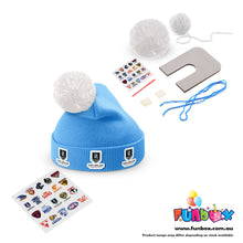 Load image into Gallery viewer, Beanie and Pom Pom Making Kit - Port Adelaide Colours