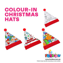 Load image into Gallery viewer, Colour-In Christmas Santa Hat (Includes Markers)