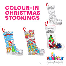 Load image into Gallery viewer, Colour-In Christmas Santa Stocking (No Markers)