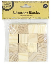 Load image into Gallery viewer, Eco Craft Wood Blocks -  Build, Paint, Create!