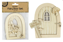 Load image into Gallery viewer, Whimsical Wooden Fairy Door