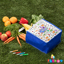 Load image into Gallery viewer, Colour-Me-In Sustainable Insulated Lunch Tote