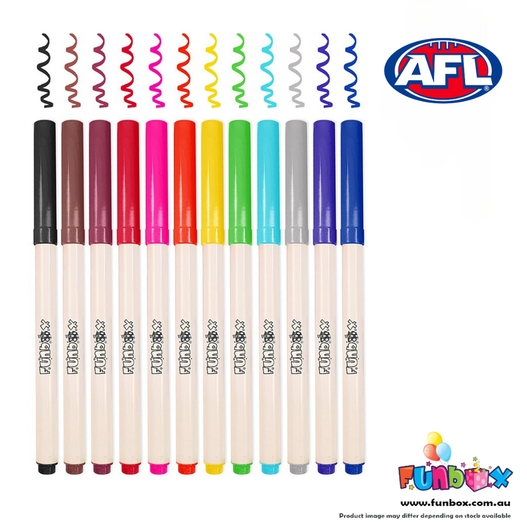 AFL Team Colour Marker Set