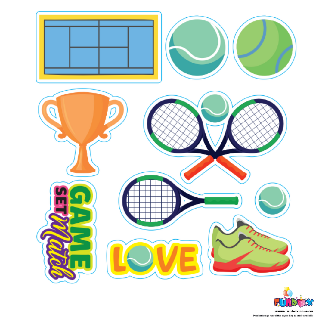 Tennis Stickers - Pack of 50