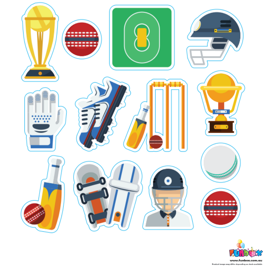 Cricket Stickers - Pack of 50