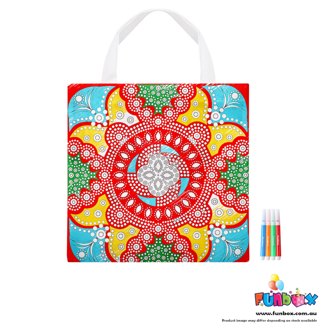 Colour-In NAIDOC Indigenous Tote (with markers)