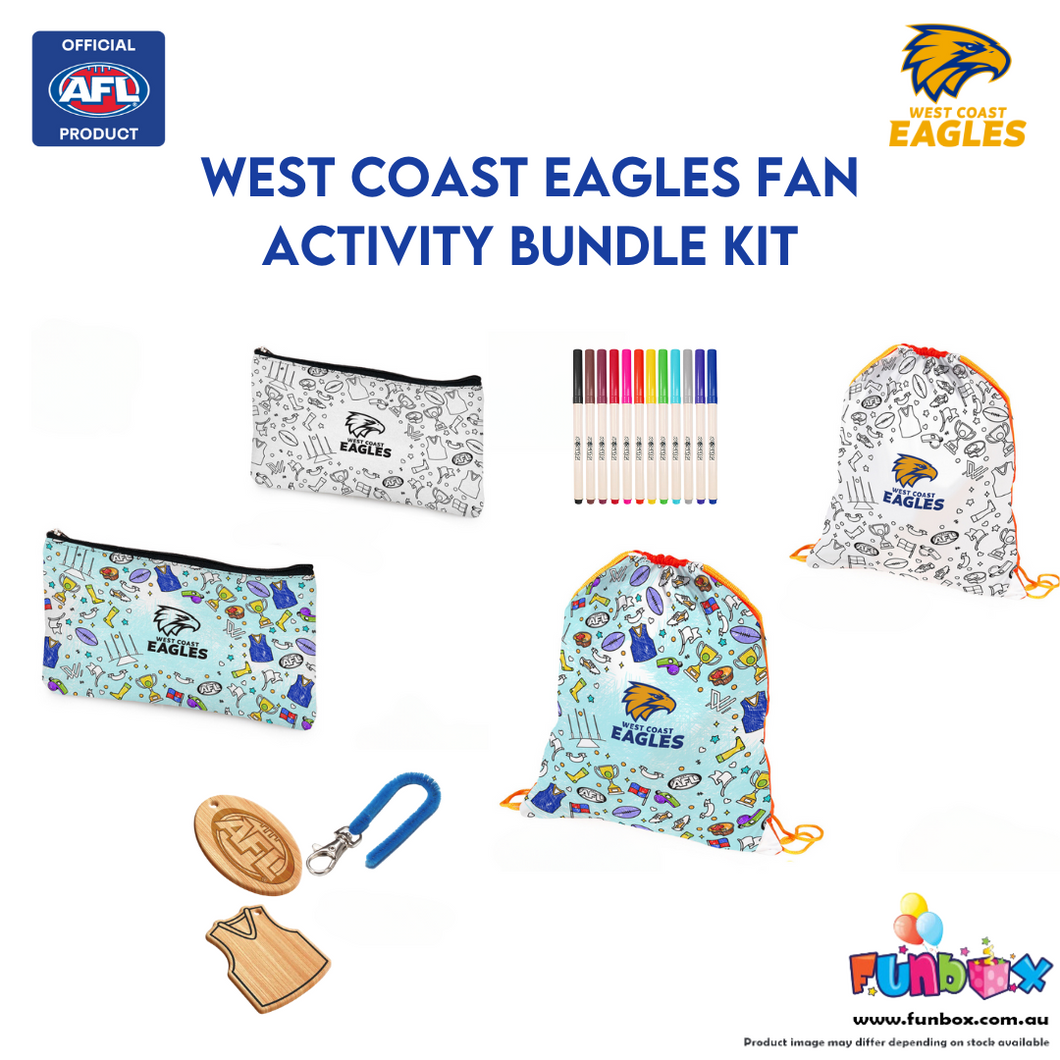 West Coast Eagles Fan Activity Bundle Kit