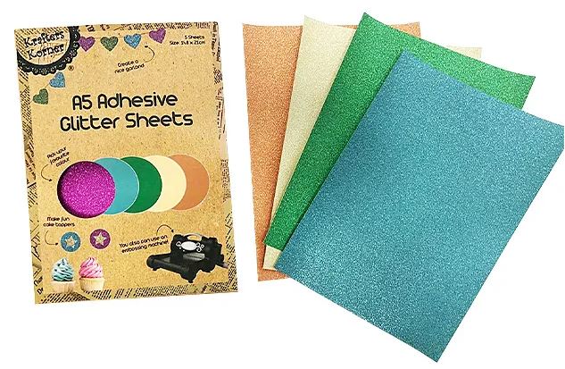 A5 Glitter Sheets -  Sparkle Up Your Creativity!