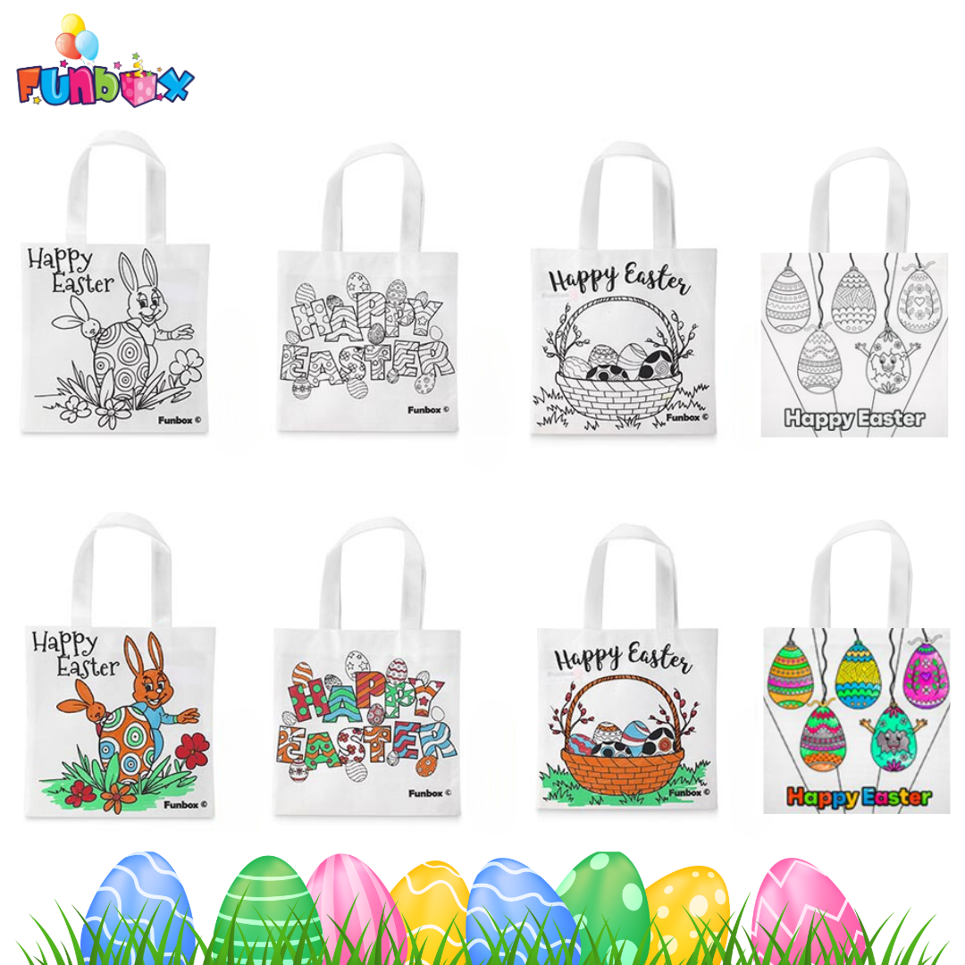 Colour-In Easter Tote Bag