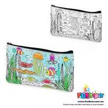 Load image into Gallery viewer, Colour-In Ocean Dreams Pencil Case