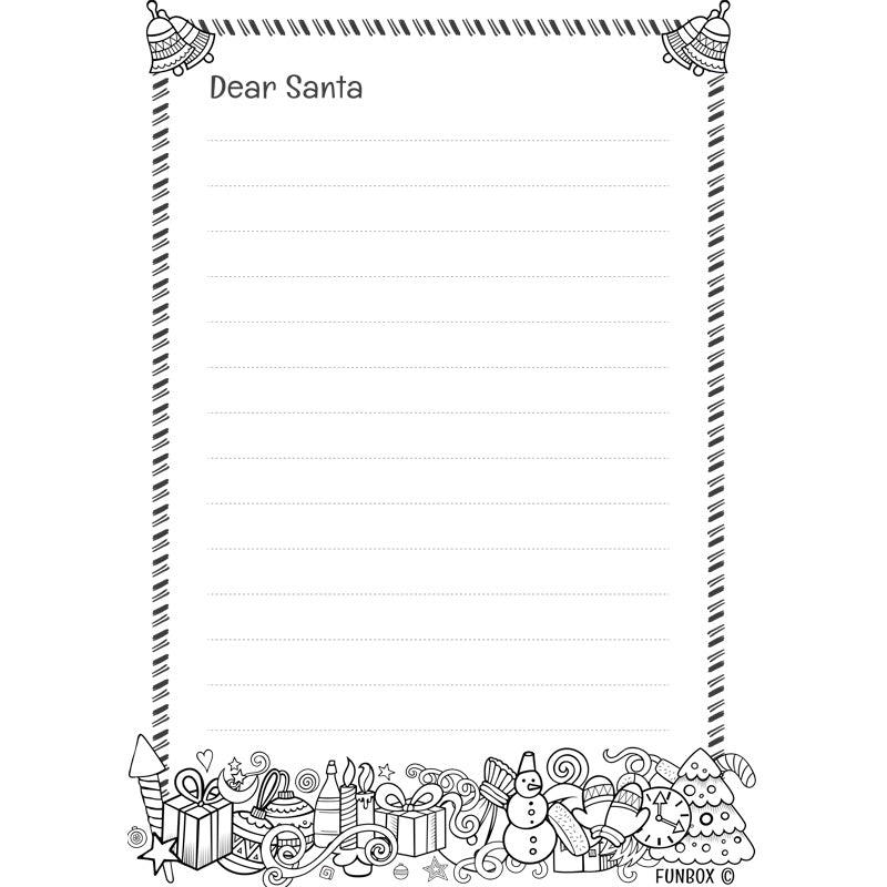 Letter to Santa Gift Bag Kit - BULK BUY – funbox.com.au