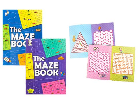 Maze Activity Book- Box of 48 units- $1.95ea – funbox.com.au